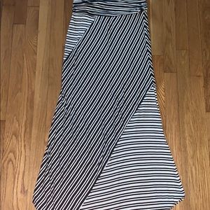 Black and White Maxi Skirt